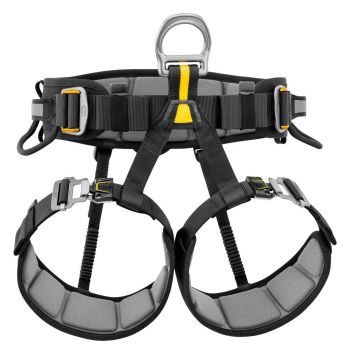 Petzl FALCON Haltegurt - schwarz/gelb 